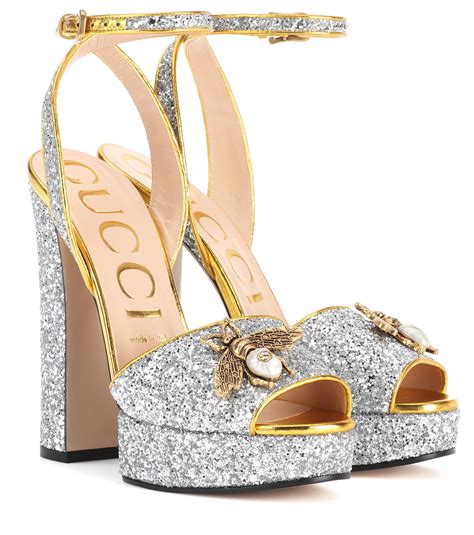 gucci glitter bow heels|gucci heels and pumps.